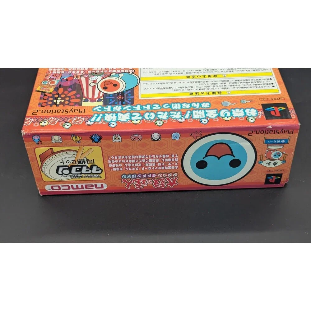 PS2 Taiko no Tatsujin Tatacon & Games set Tested Controller Japan Edition